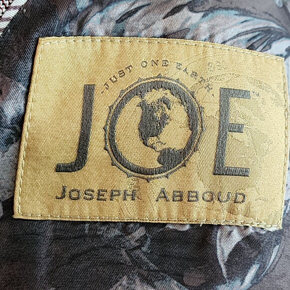 Joseph Abboud Burgundy 55% Linen Blend Sportcoat Blazer - Picture 5 of 7